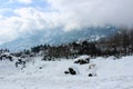 Mountain of Manali Himachal Pradesh Town in India